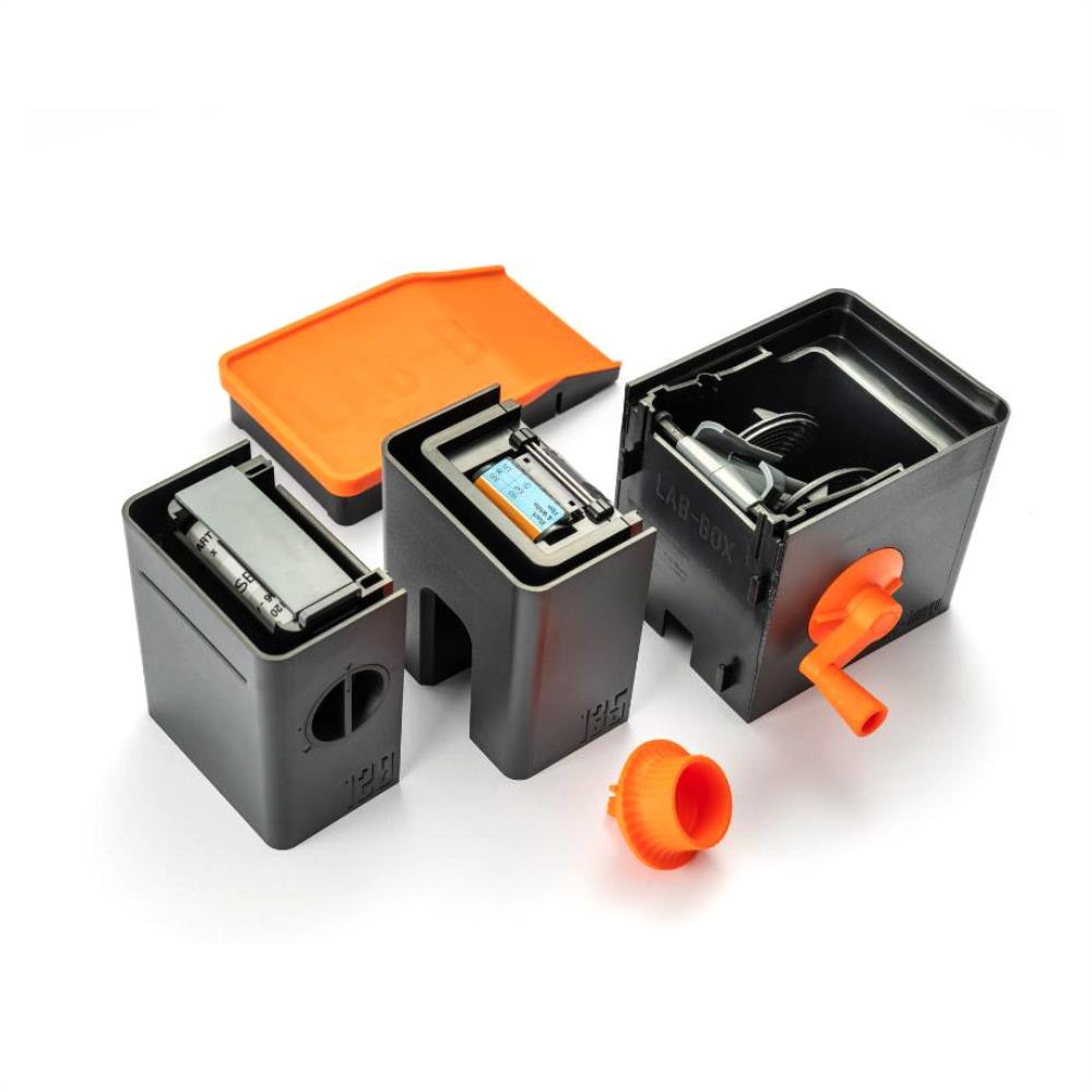 LAB-BOX + 135 Module (Orange Edition) - Kit con Monobath A/B e Washing bath, NSHOT