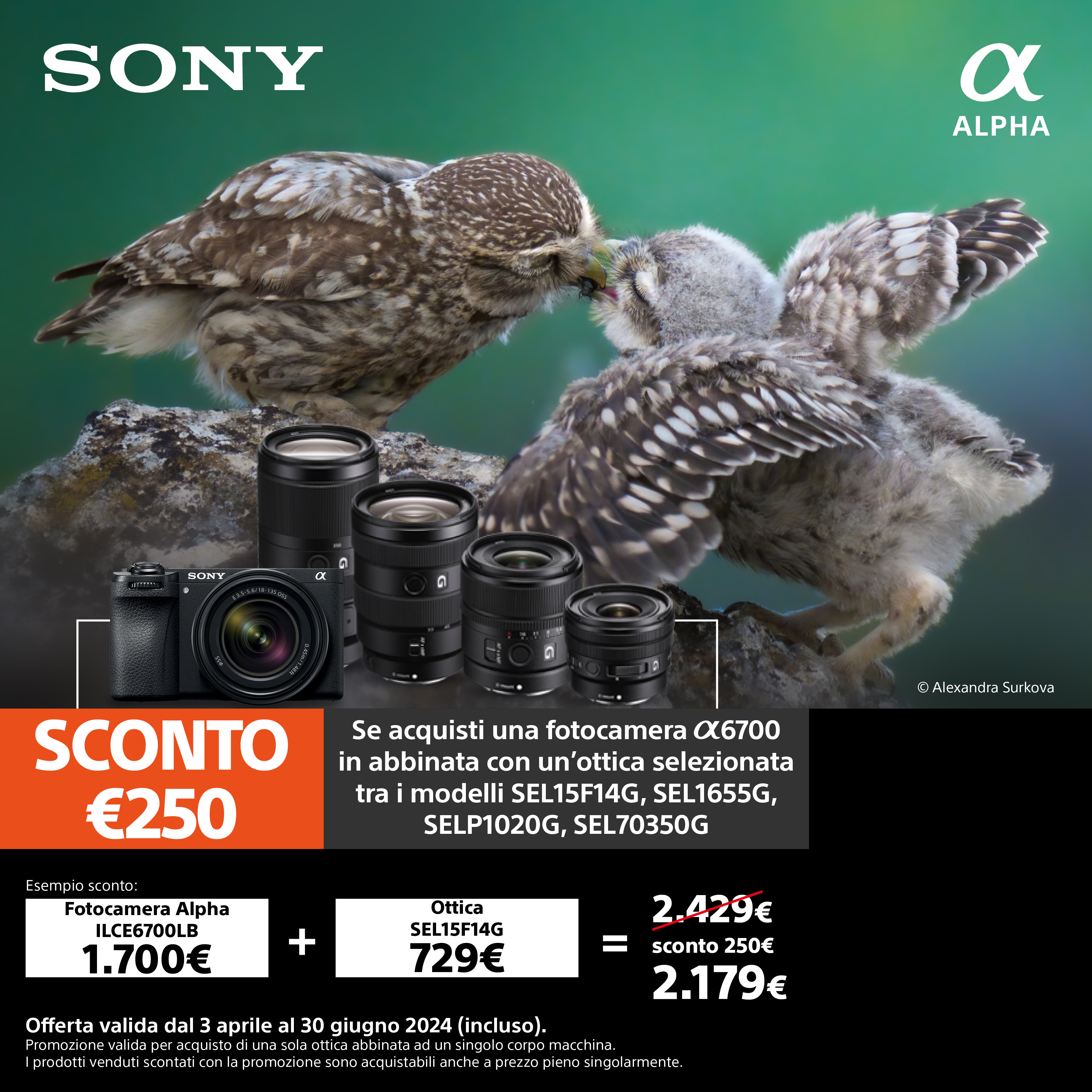 Sony Sconto Abbinata A6700