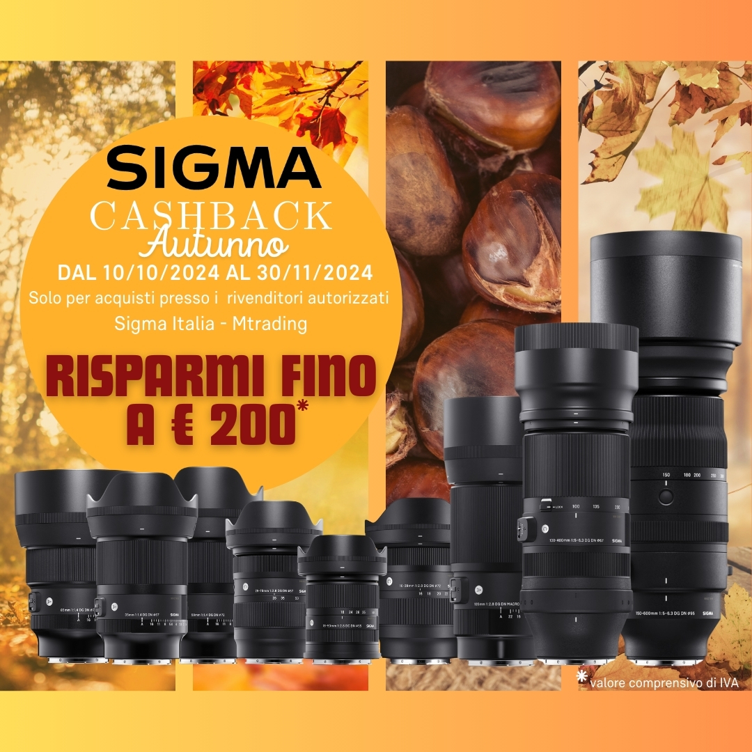 Sigma Cashback Autunno 2024