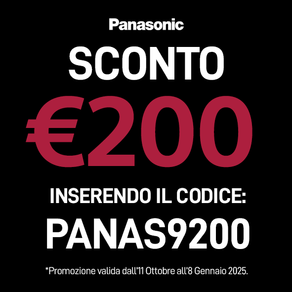 Panasonic S9 Sconto Cassa - Codice Sconto