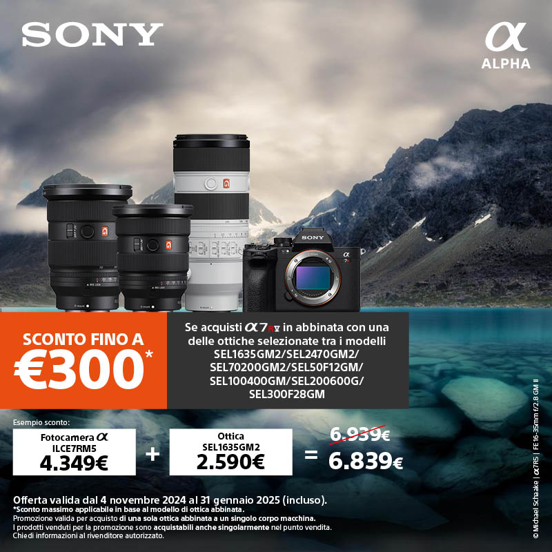 Sony A7R V Sconto con Ottica abbinata