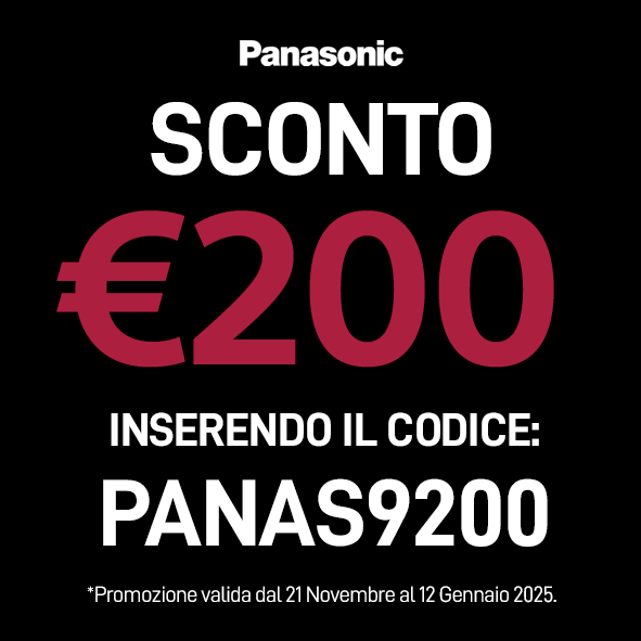 Panasonic S9 Sconto Cassa - Codice Sconto