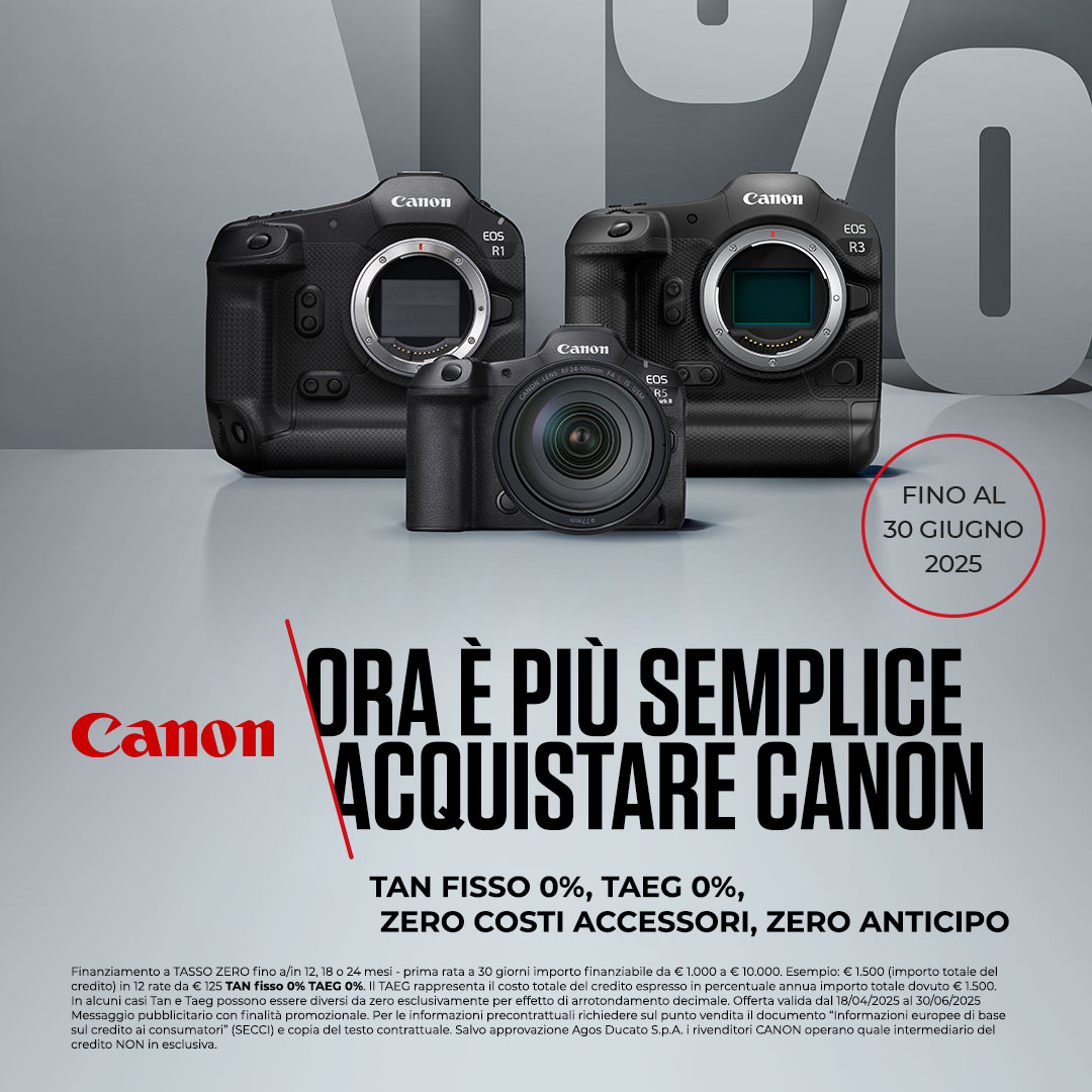 Canon Finanziamento Tasso Zero