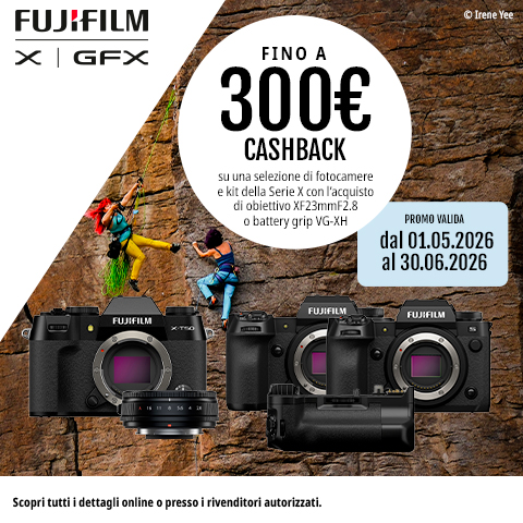 Fujifilm Summer Cashback - Serie X Alte prestazioni